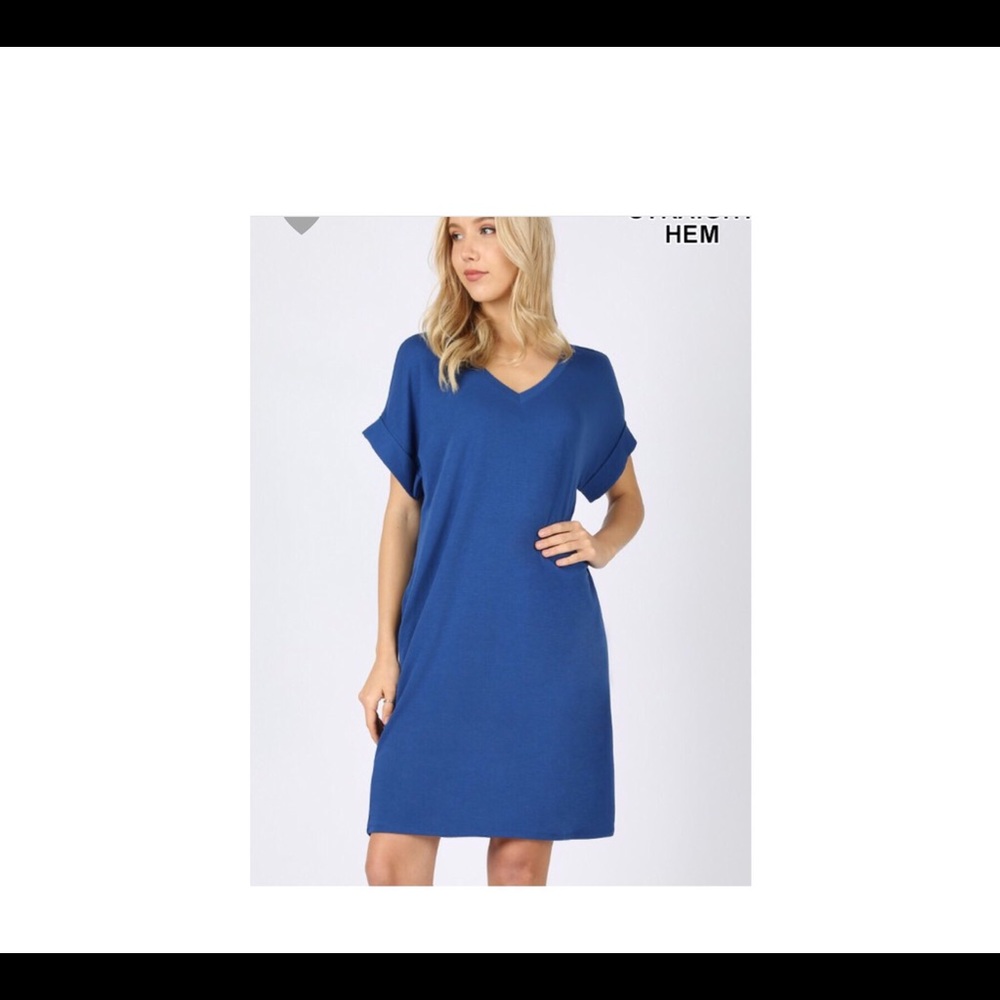 V-neck dress